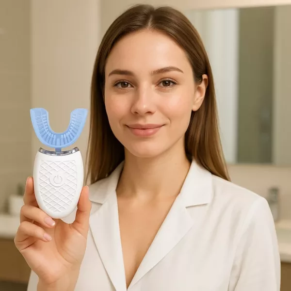 electric toothbrush, sonic toothbrush, U-shaped toothbrush